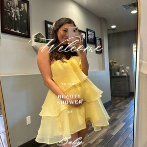 Yellow Layered Dress